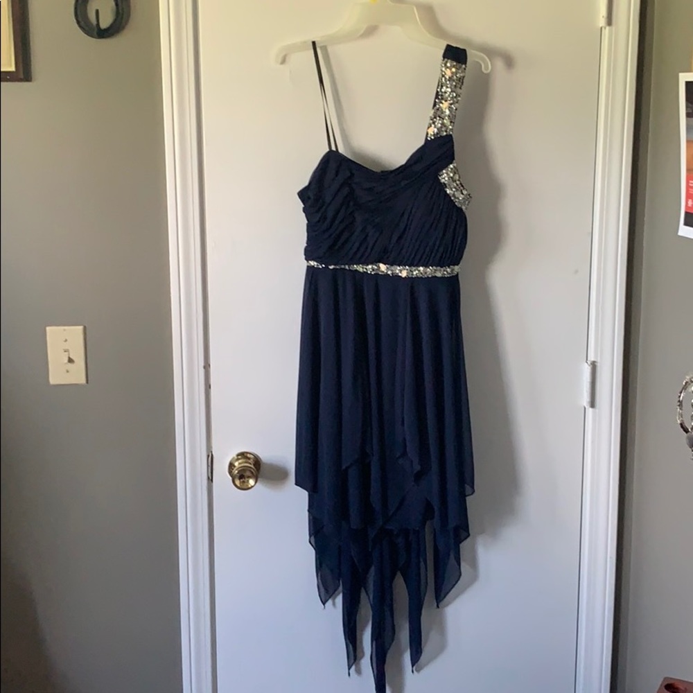 One shoulder special occasion dress